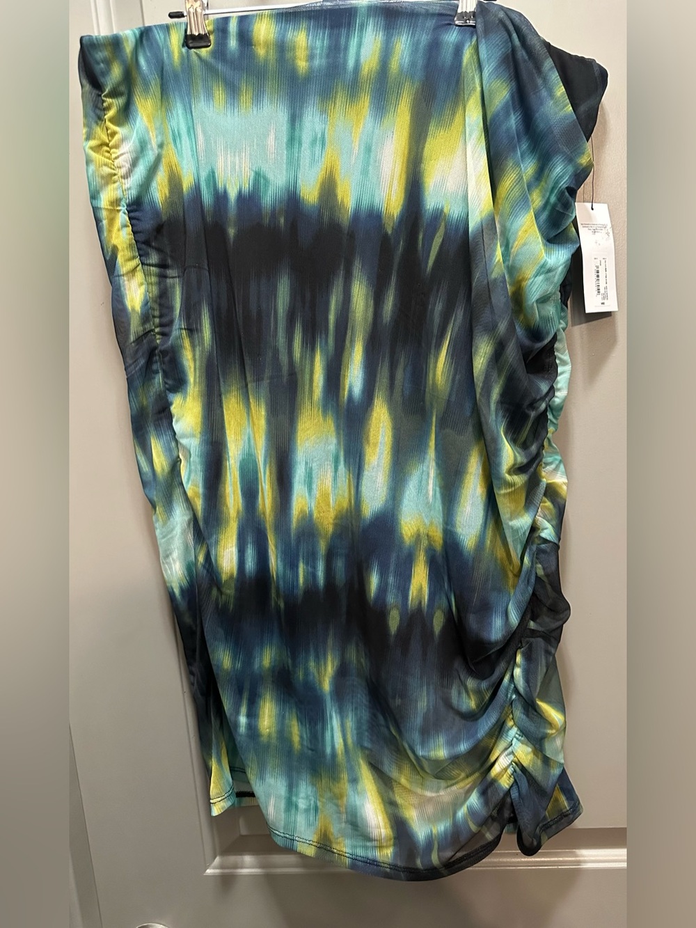 Bold Elements Size XXL Ruched Midi Skirt NWT